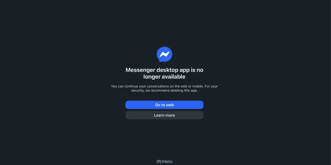 Meta Reintegrates Messaging Experience by Sunsetting Standalone Messenger Website