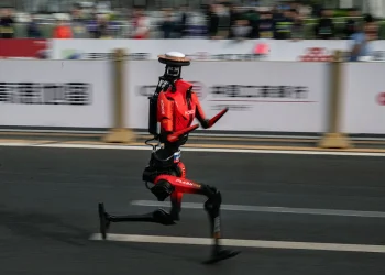 Humanoid Robots Outrun Human Records at Beijing Half-Marathon